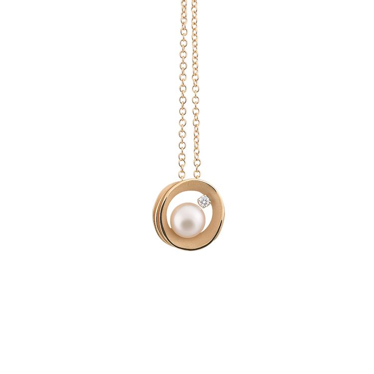 Halskette Infinity White