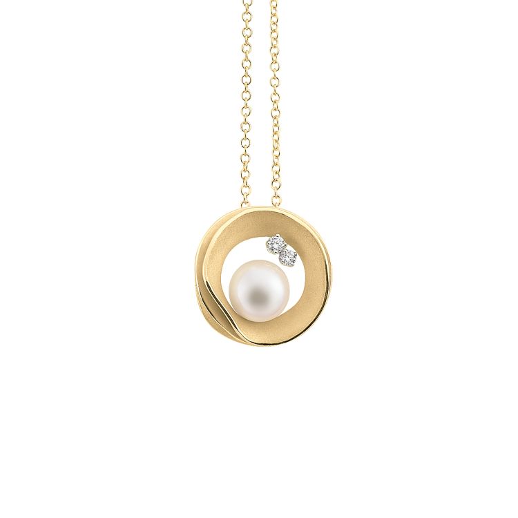 Halskette Infinity White